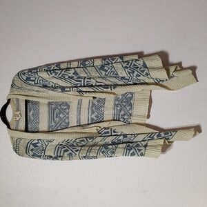 Hippie Rose Crochet Style Cardigan Size M